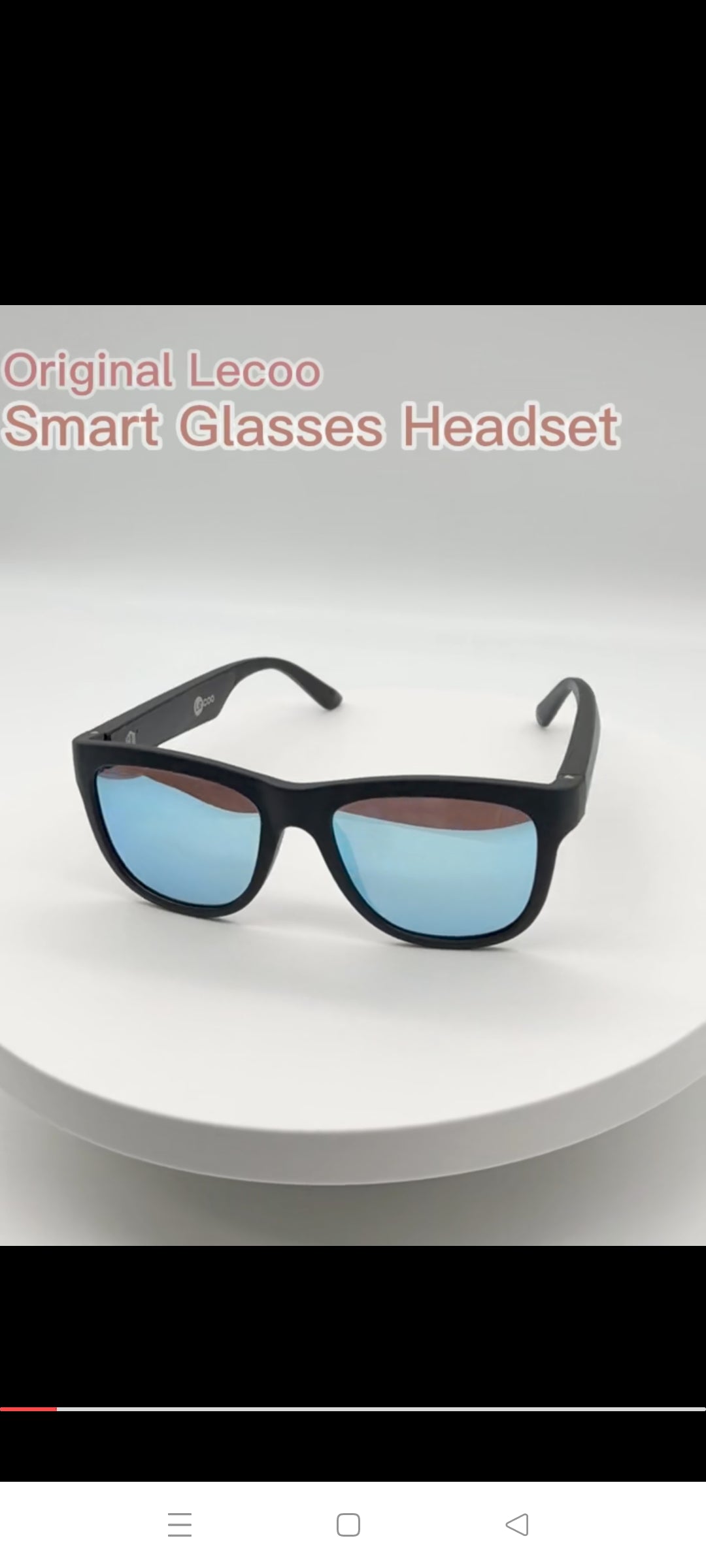 Gafas Lenovo music Lente azul