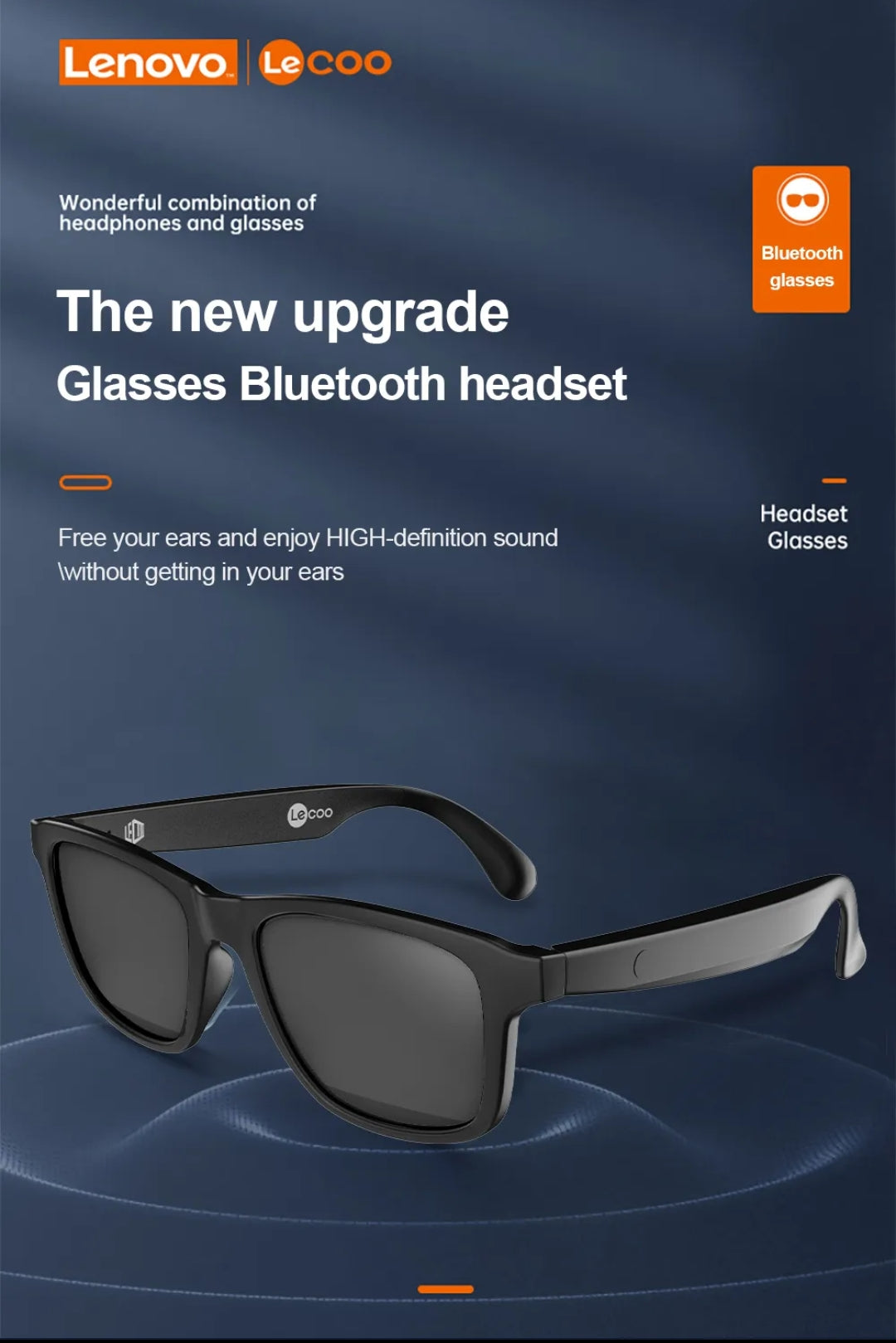 Gafas de sol Lenovo Music Lente  gris