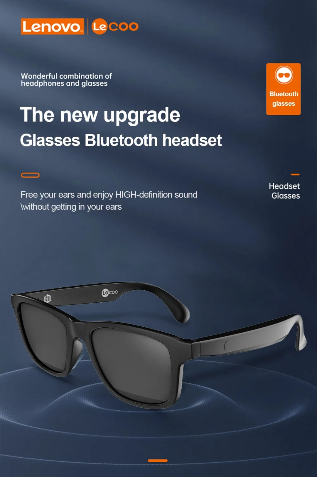 Gafas de sol Lenovo Music lente amarilla